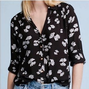 Maeve Anthropologie Bow Tie Blouse